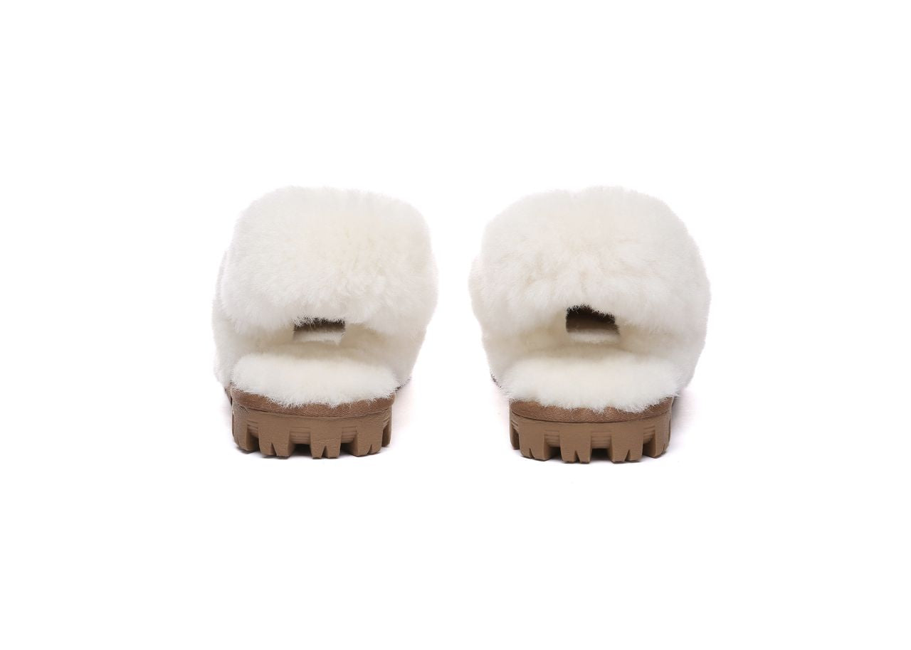 AS UGG Fluffy Slipper(2 Removable Straps)- 플러피 어그슬리퍼