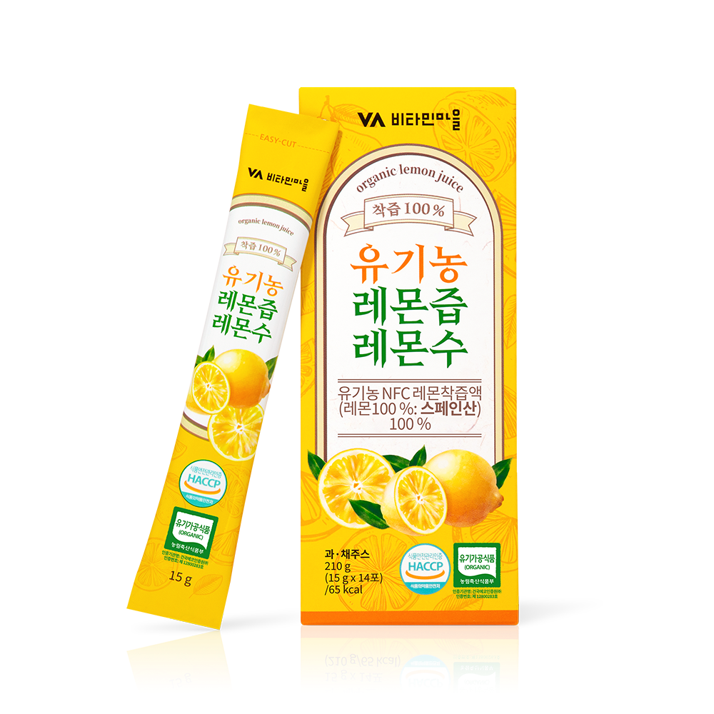 Organic Lemon Juice(유기농 레몬즙)– 14 Sticks(14)
