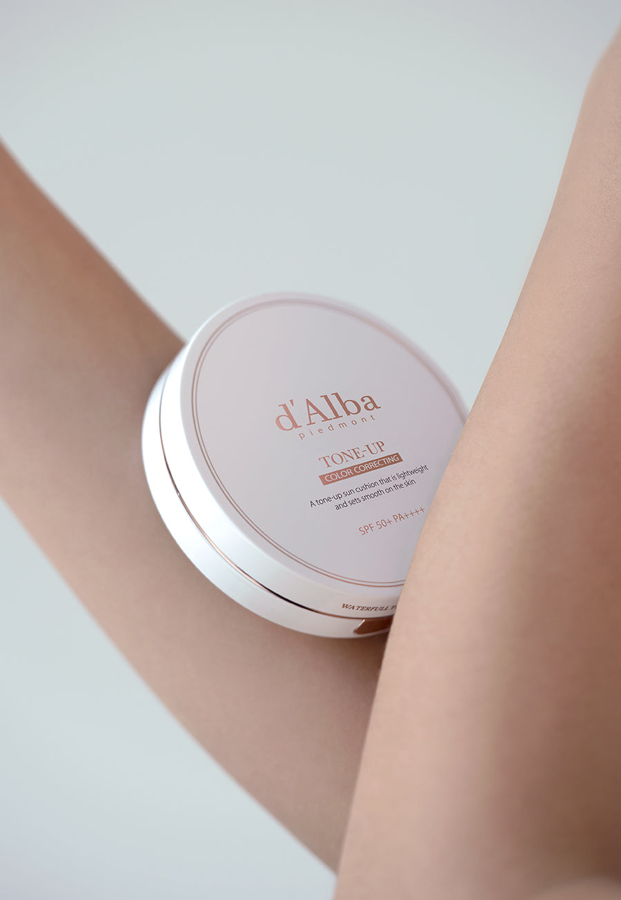 d’Alba Waterfull Tone‑Up Sun Cushion SPF50+ PA++++- 달바 톤업 선쿠션