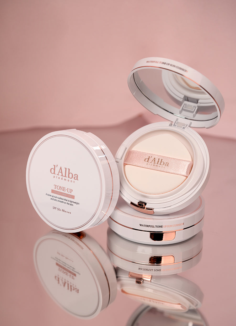 d’Alba Waterfull Tone‑Up Sun Cushion SPF50+ PA++++- 달바 톤업 선쿠션